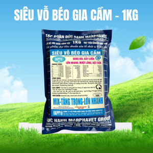 SIÊU VỖ BÉO GIA CẦM 1KG