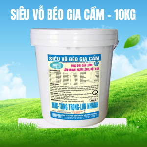 SIÊU VỖ BÉO GIA CẦM - THÙNG 10KG