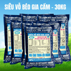 SIÊU VỖ BÉO GIA CẦM 30KG